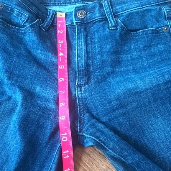 Gap dark wash high rise jeggings in size 25 regular - Picture 8 of 10